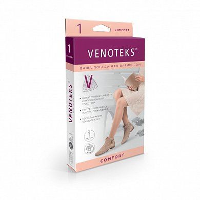 Компрессионные колготки 1С302 VENOTEKS, 1 класс купить в OrtoMir24