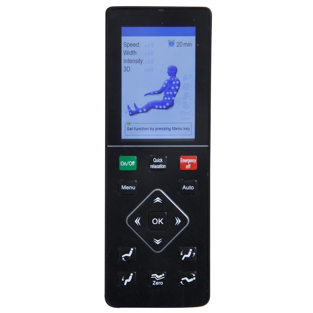 Многофункциональное массажное кресло Rolfing GESS-792 с прогревом, black купить в OrtoMir24